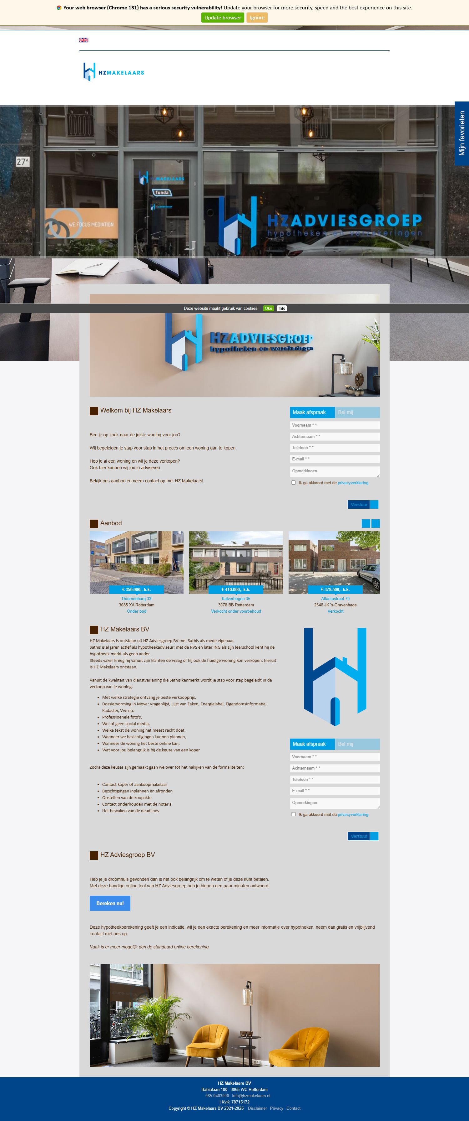 Kantoorfoto HZ Makelaars BV