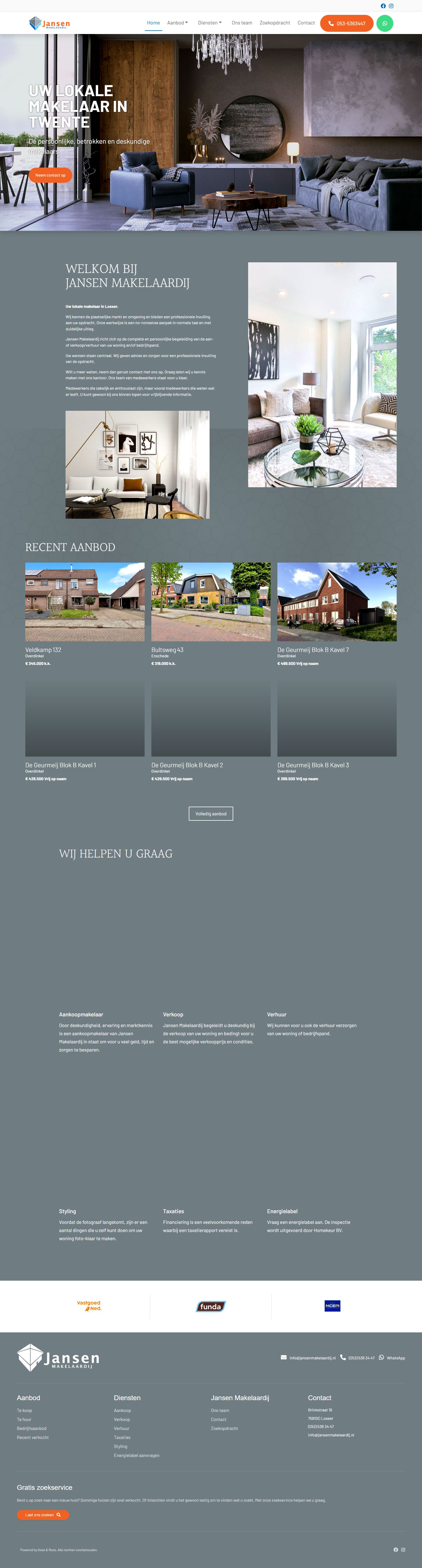 Kantoorfoto Jansen Makelaardij