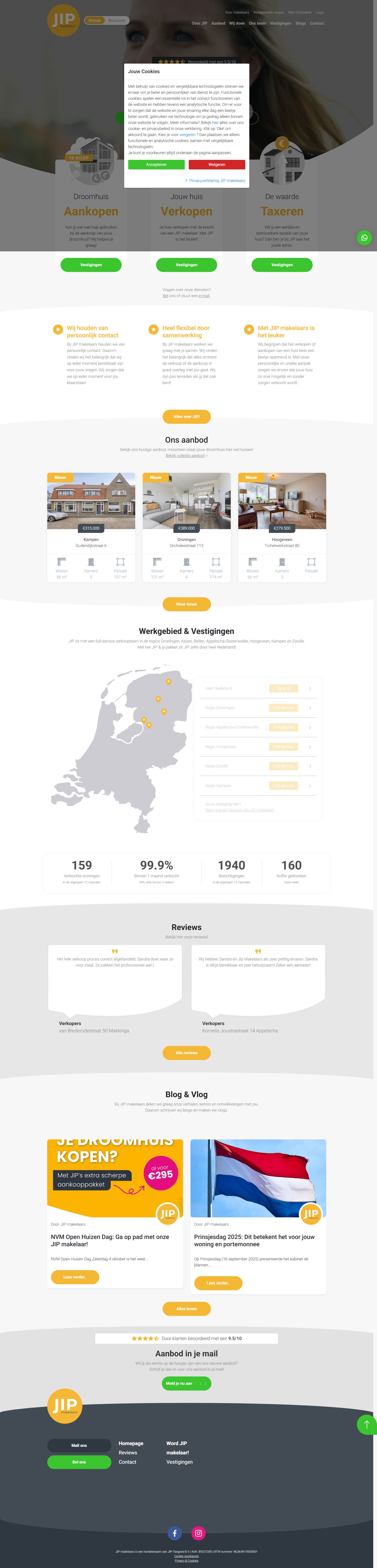 Kantoorfoto JIP makelaars Zwolle