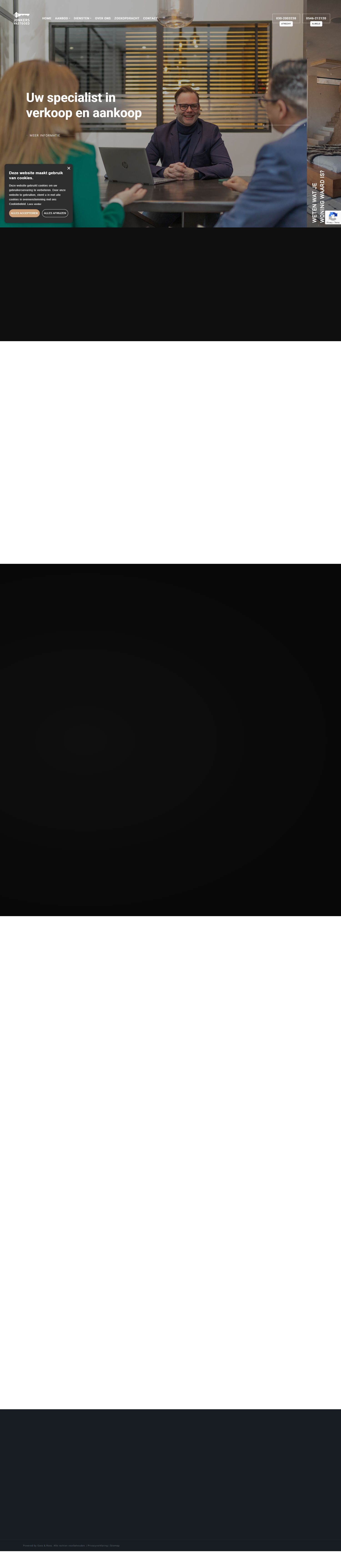 Team foto van Jonkers, meer dan geWOON een makelaardij!