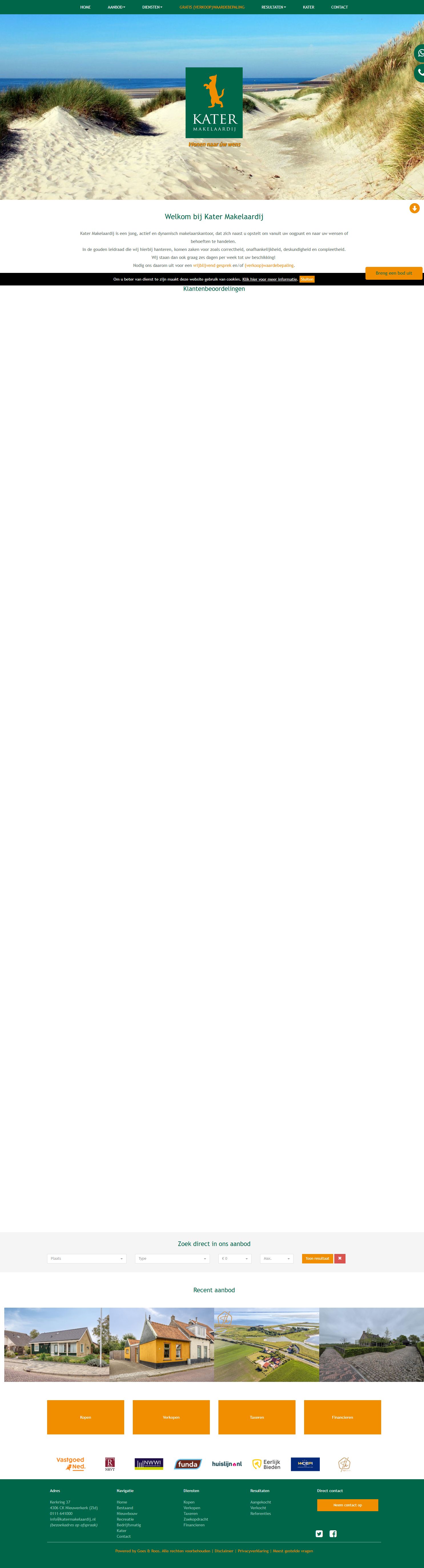 Foto van het kantoor van Kater Makelaardij VOF