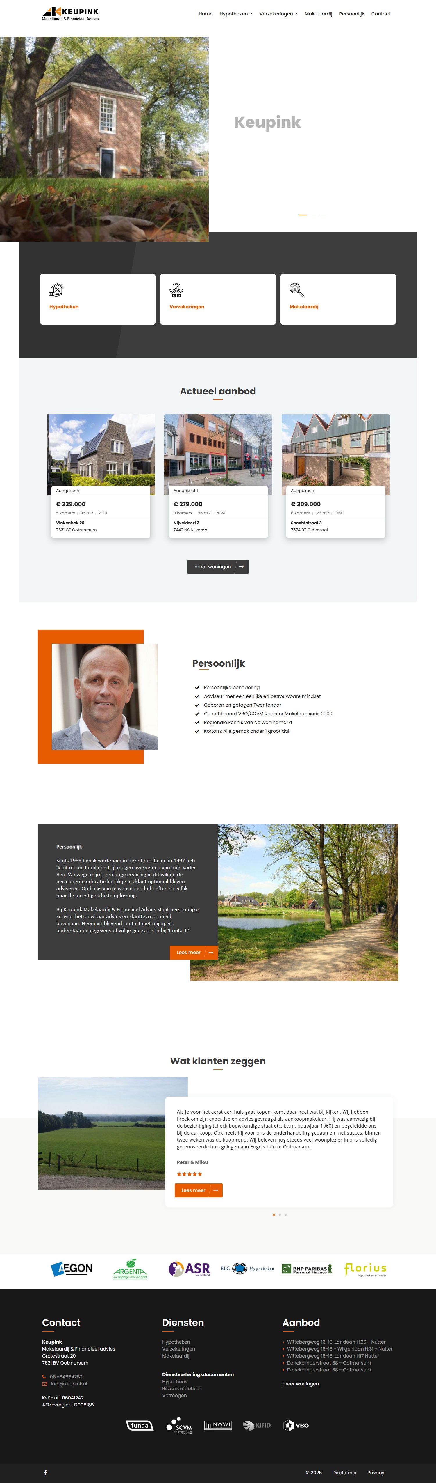 Kantoorfoto Keupink Makelaardij & Financieel Advies