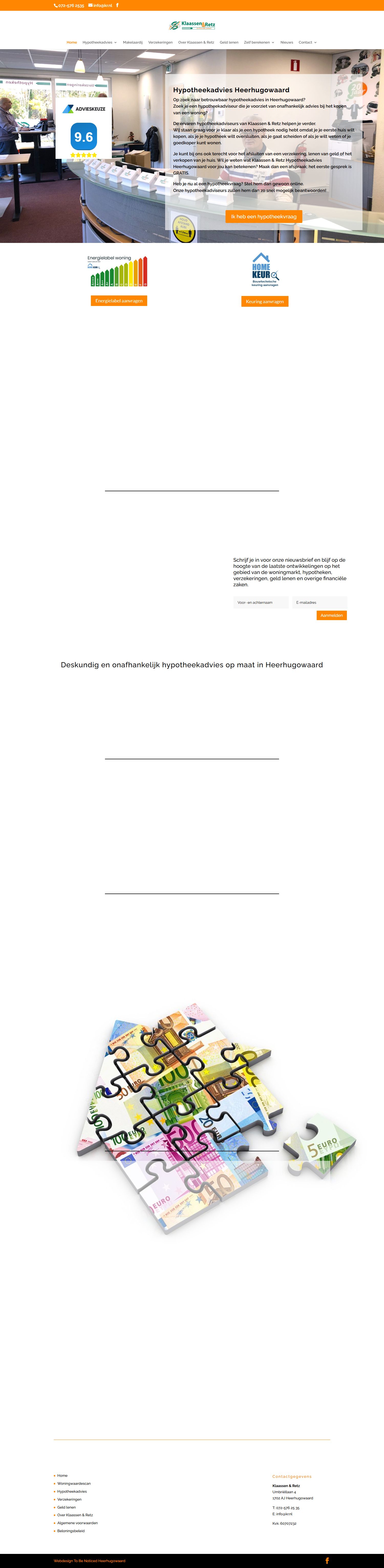 Kantoorfoto Klaassen & Retz Makelaardij en Hypotheken