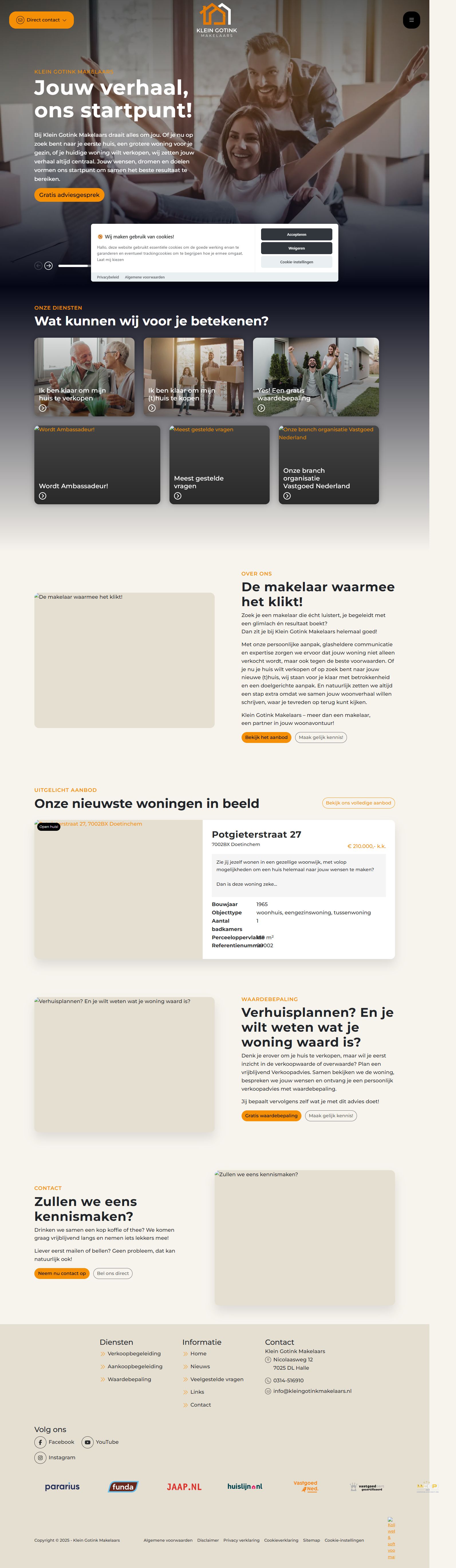Kantoor foto van Klein Gotink Makelaars