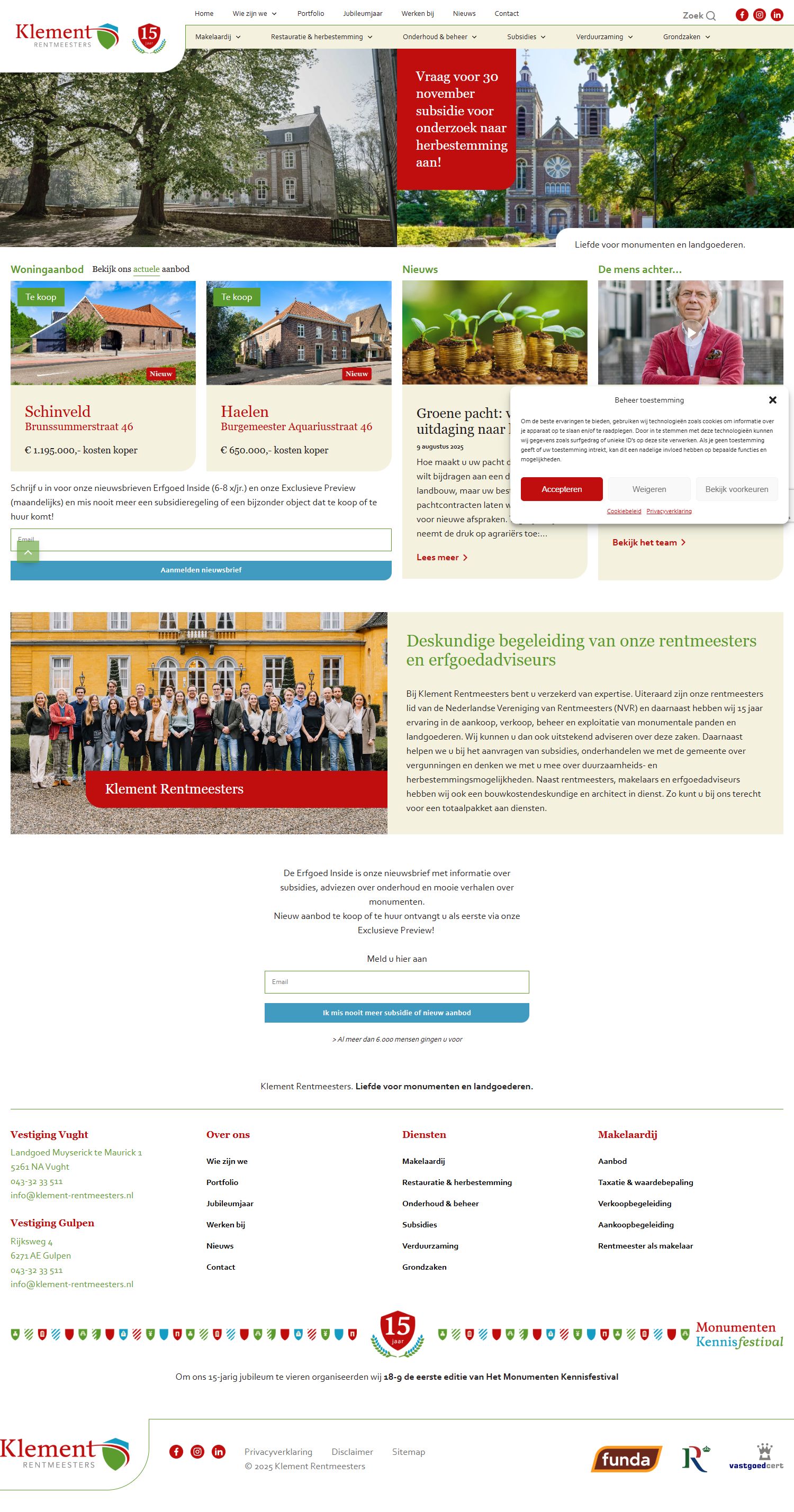 Kantoorfoto Klement Rentmeesters