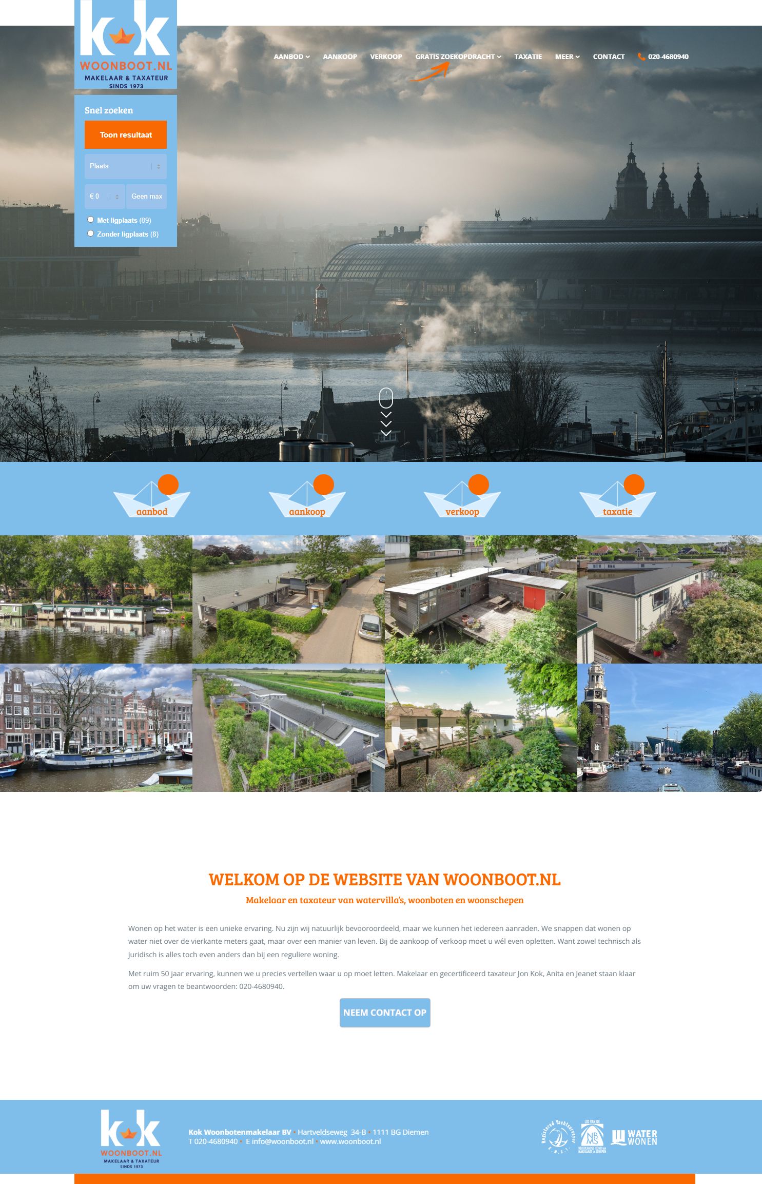 Kantoorfoto Kok Woonbotenmakelaar BV