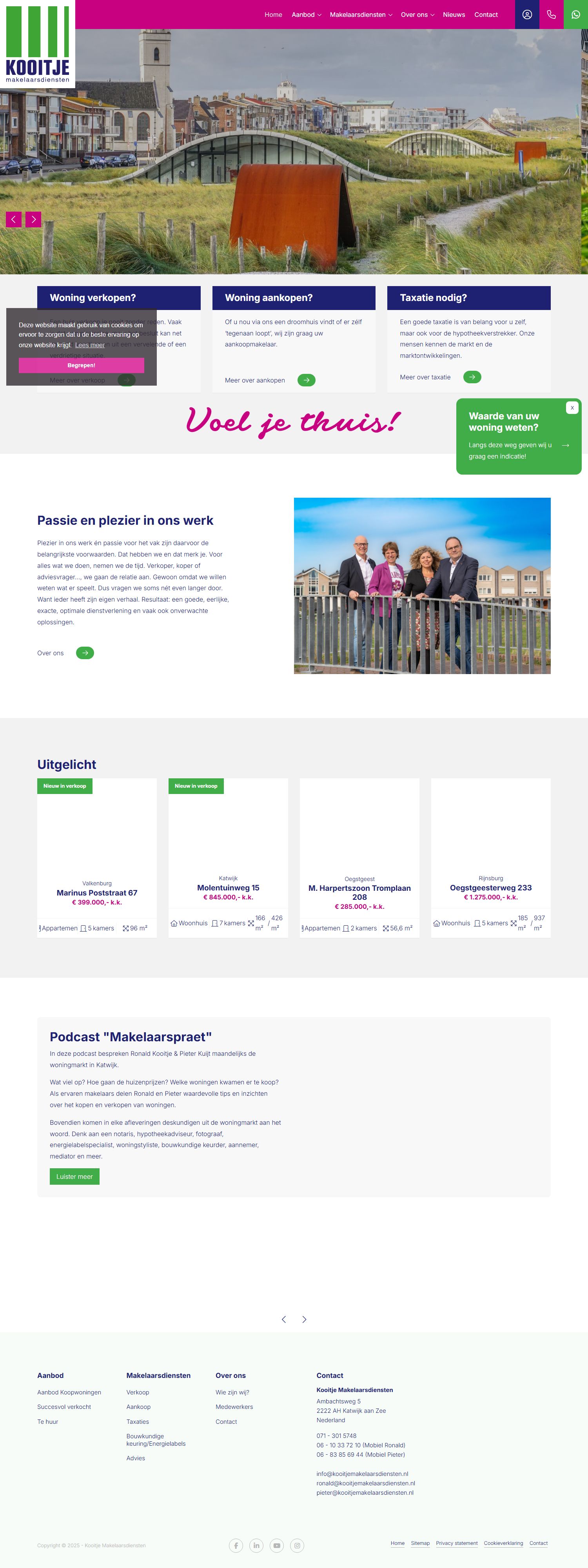 Kantoorfoto Kooitje Makelaarsdiensten