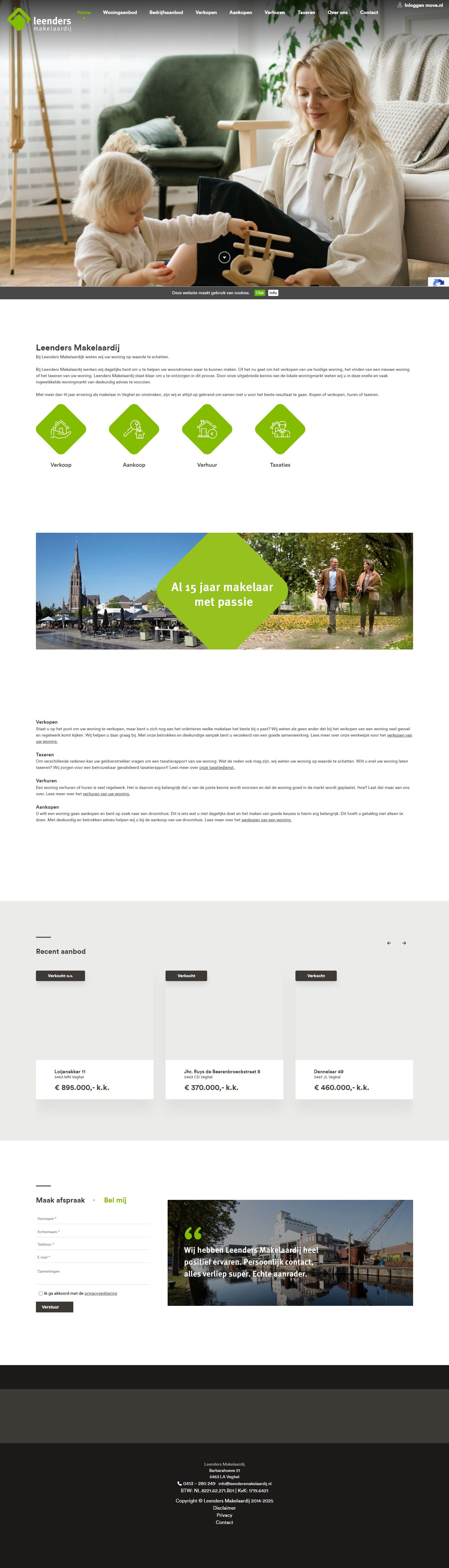 Kantoor foto van Leenders Makelaardij