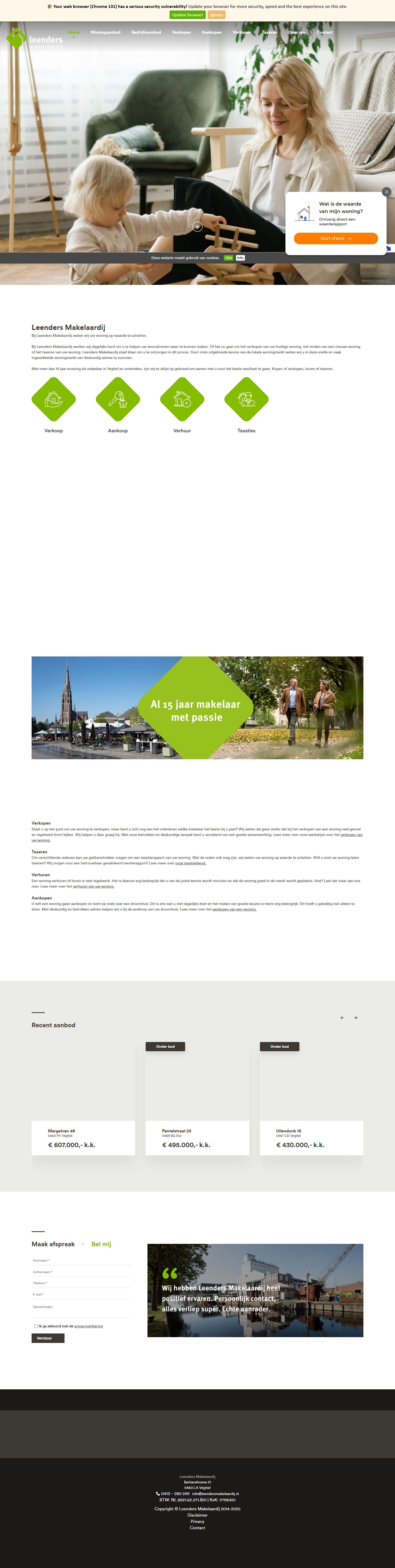 Kantoor foto van Leenders Makelaardij