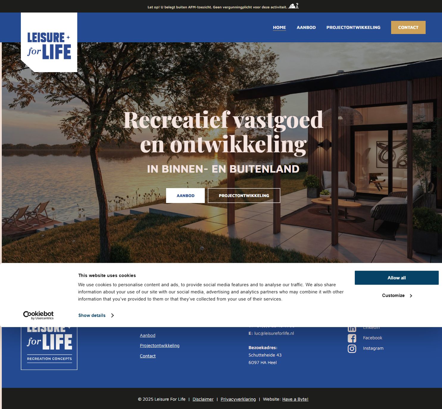 Kantoorfoto Leisure for Life