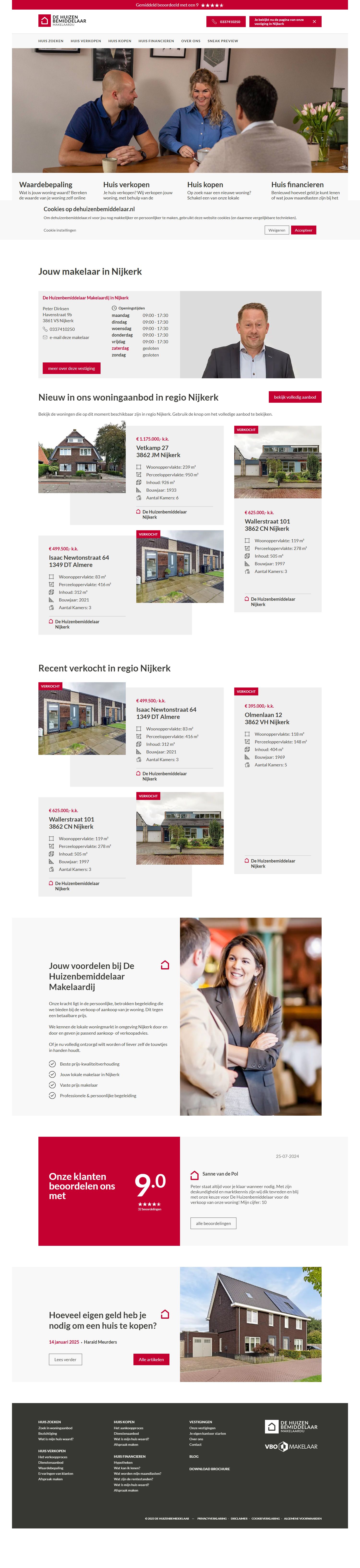 Kantoor foto van Makelaardij De Huizenbemiddelaar Nijkerk