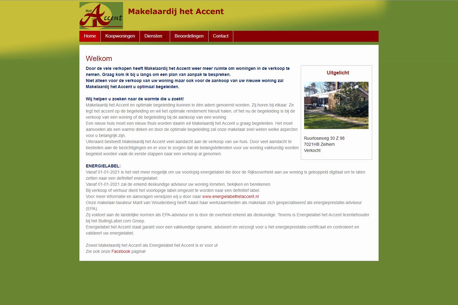 Kantoorfoto Makelaardij het Accent