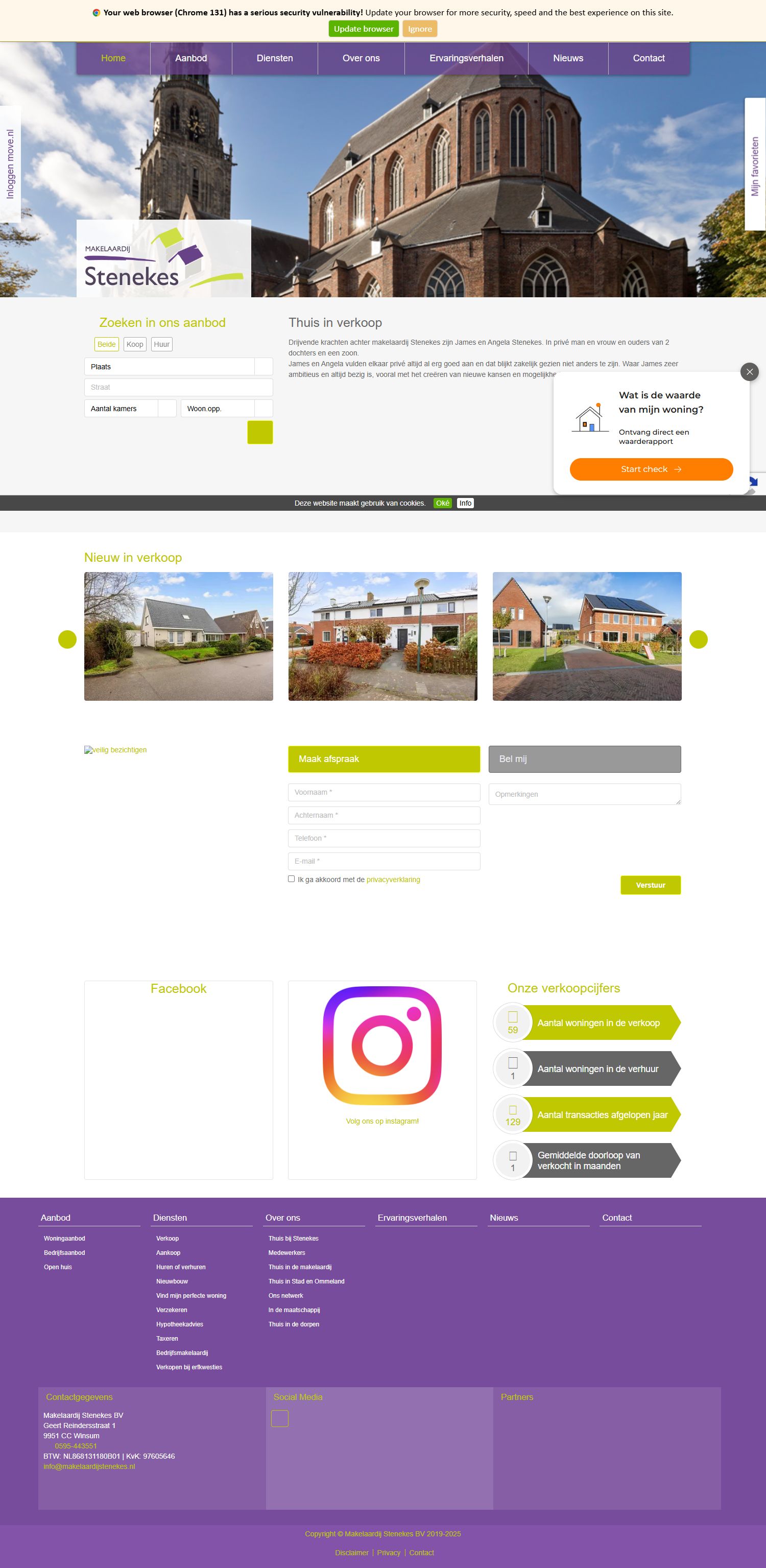Kantoorfoto makelaardij Stenekes