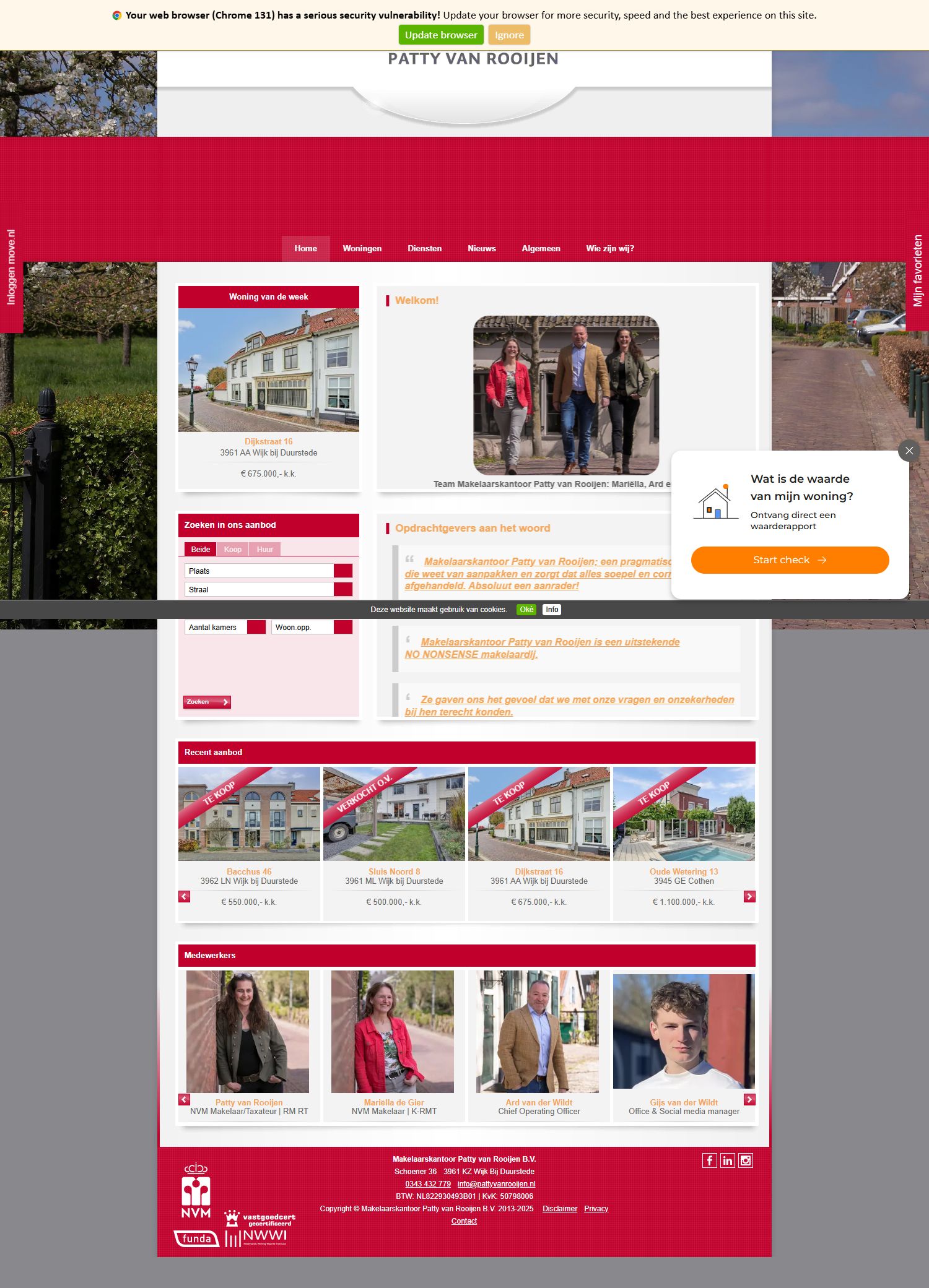 Kantoorfoto Makelaarskantoor Patty van Rooijen b.v.