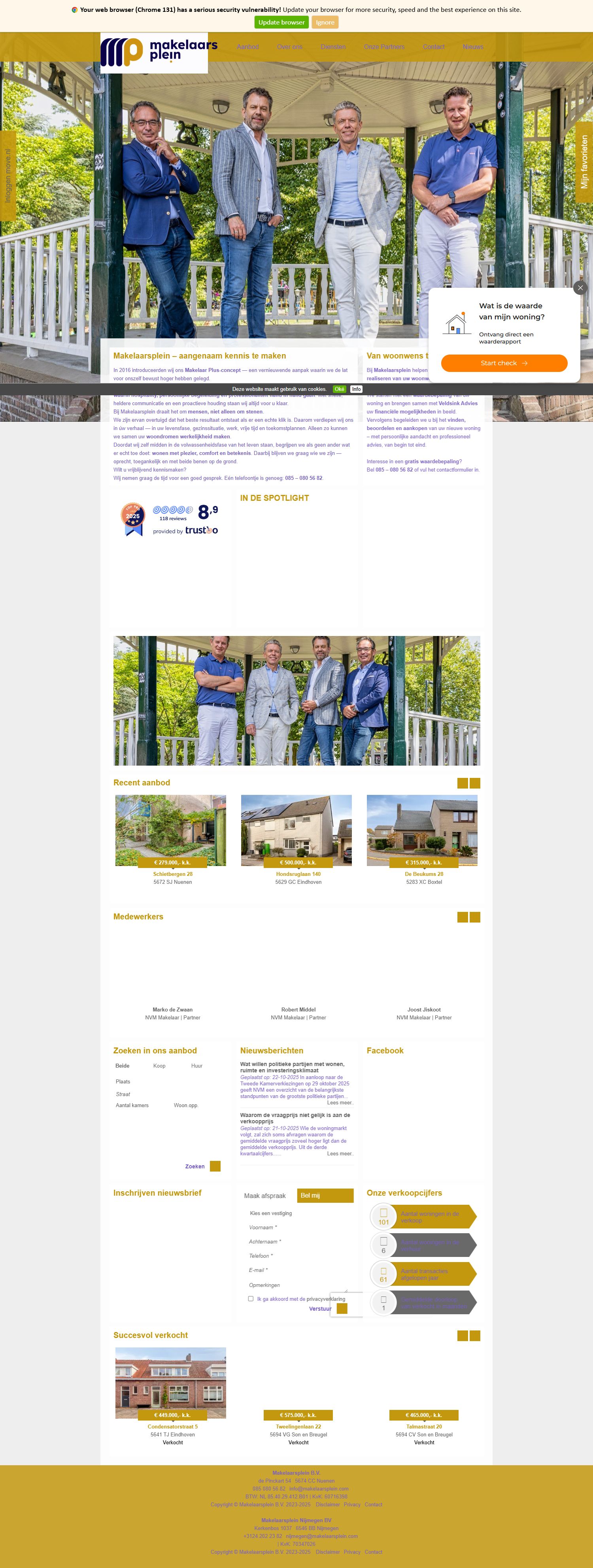 Kantoorfoto Makelaarsplein Nijmegen