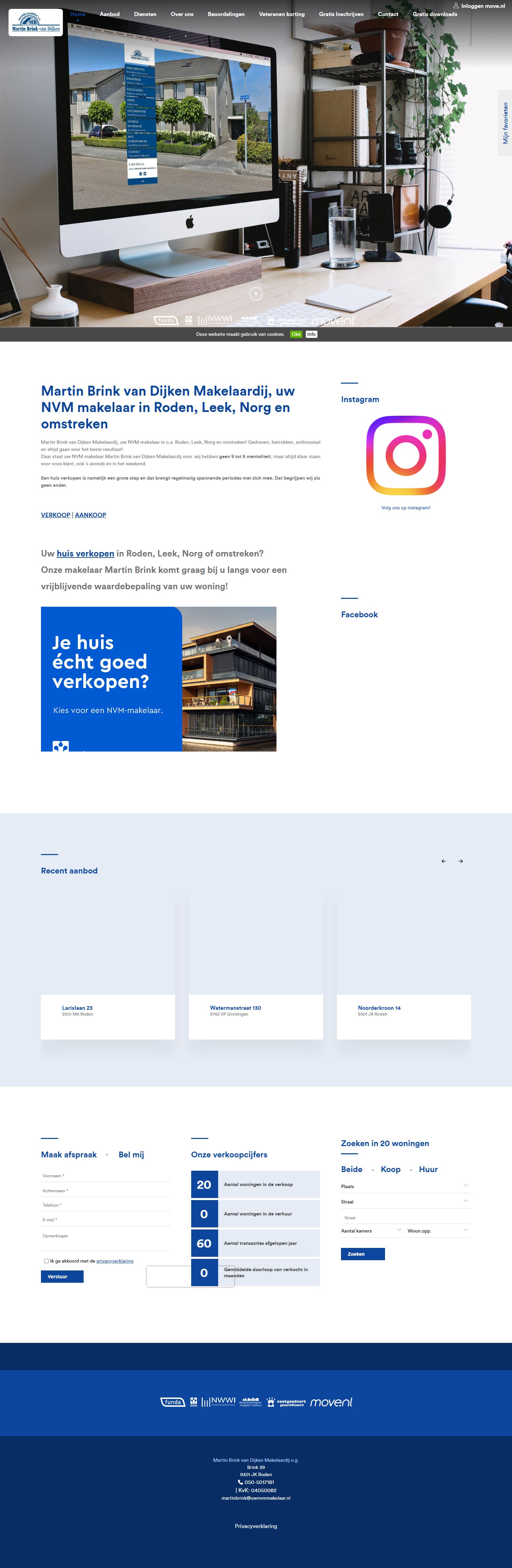 Kantoorfoto Martin Brink van Dijken Makelaardij