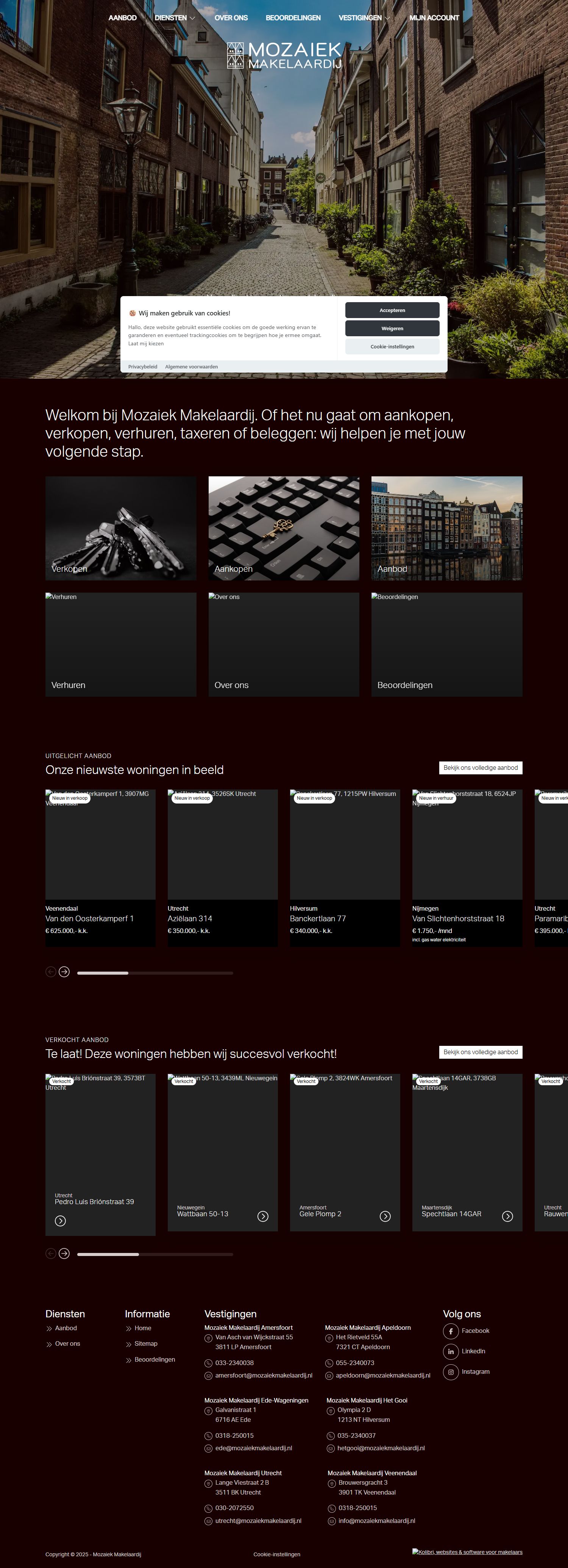 Team foto van MOZAIEK MAKELAARDIJ