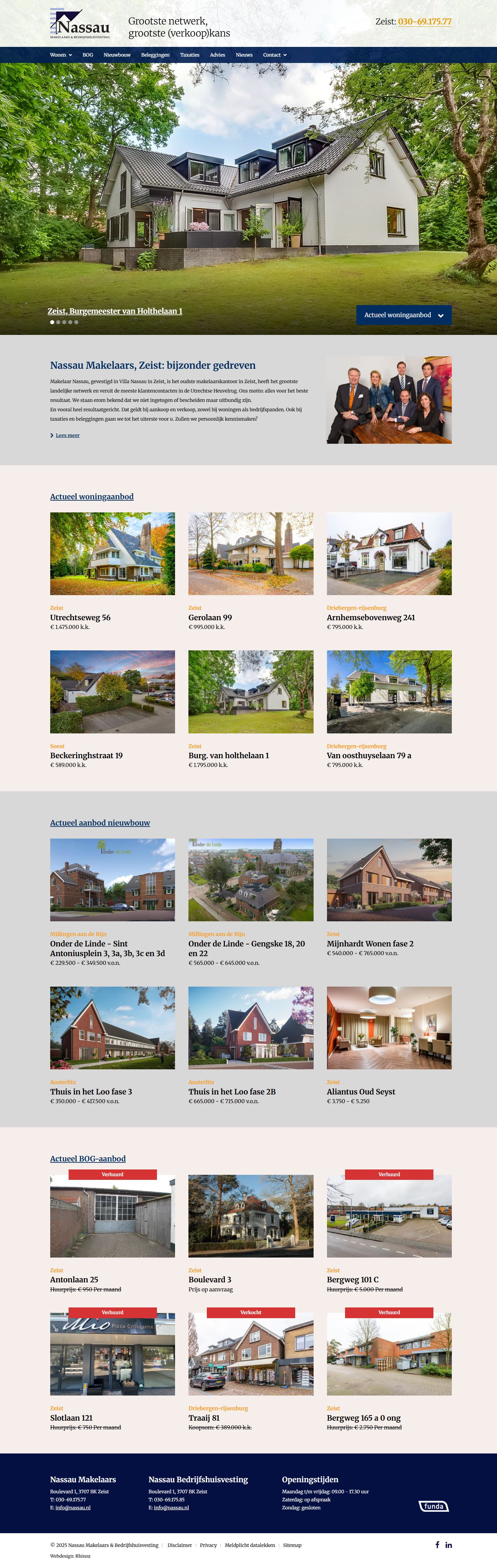 Kantoorfoto Nassau Makelaars & Bedrijfshuisvesting