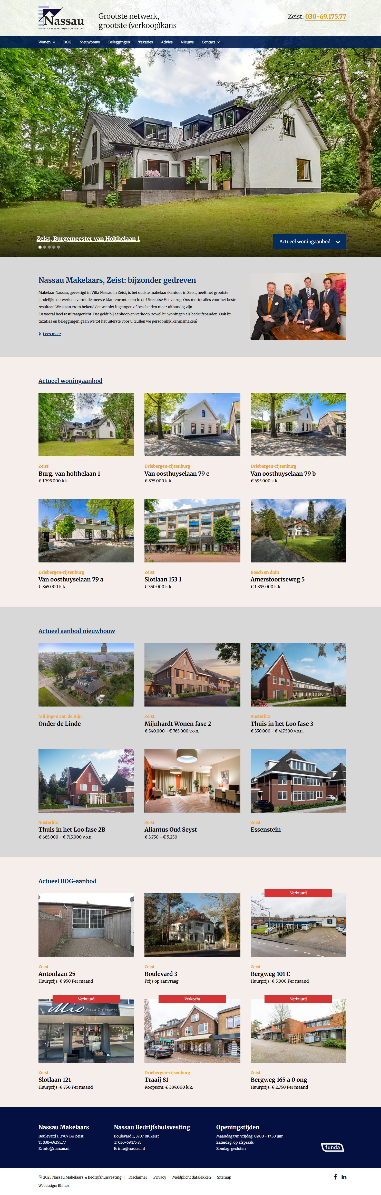 Kantoorfoto Nassau Makelaars & Bedrijfshuisvesting
