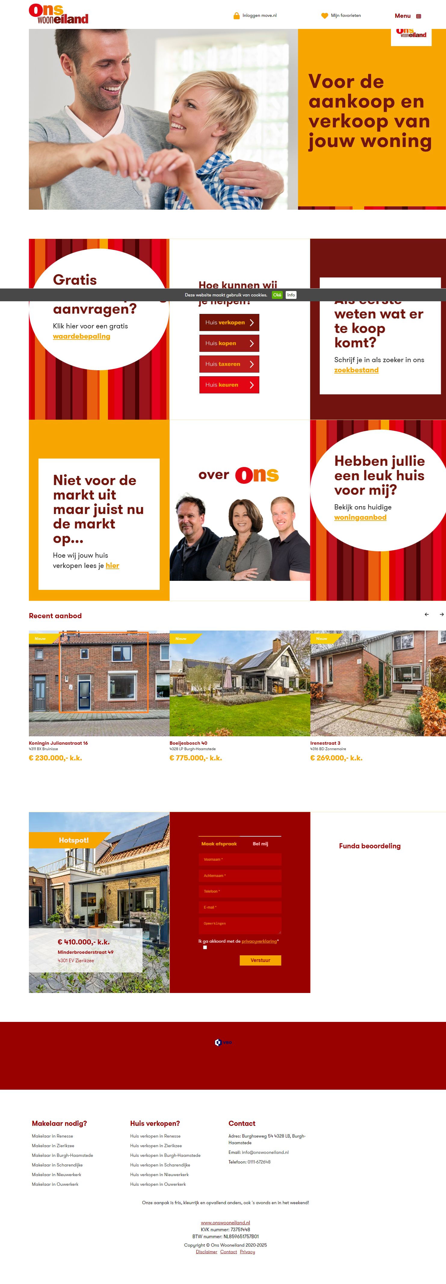 Foto van het kantoor van Ons Wooneiland