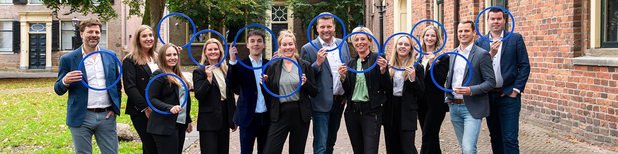 Team foto van Oosting Makelaars