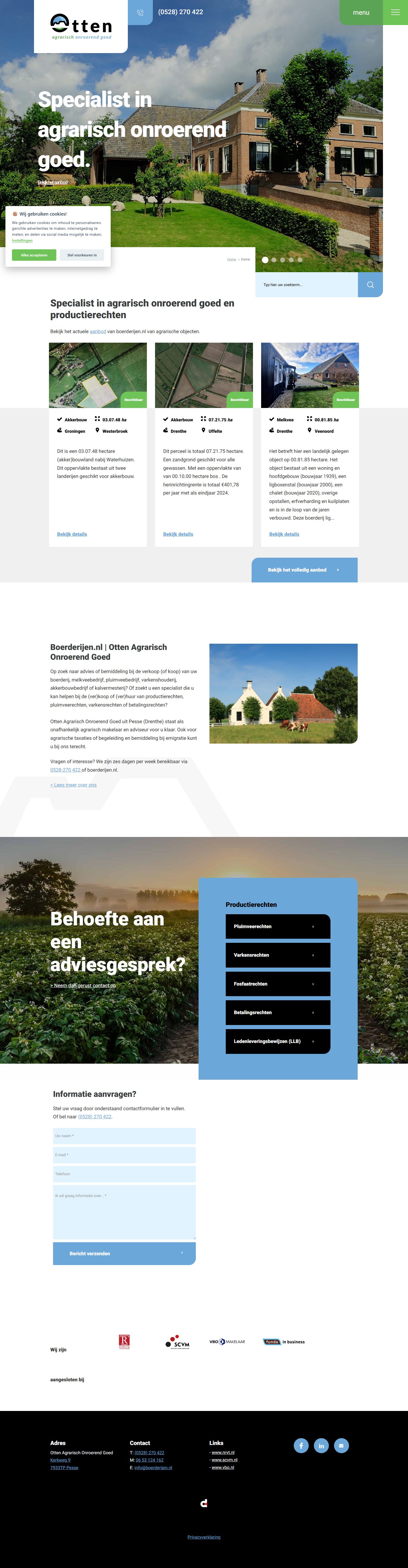 Kantoorfoto Otten Bemiddeling en Adviezen BV