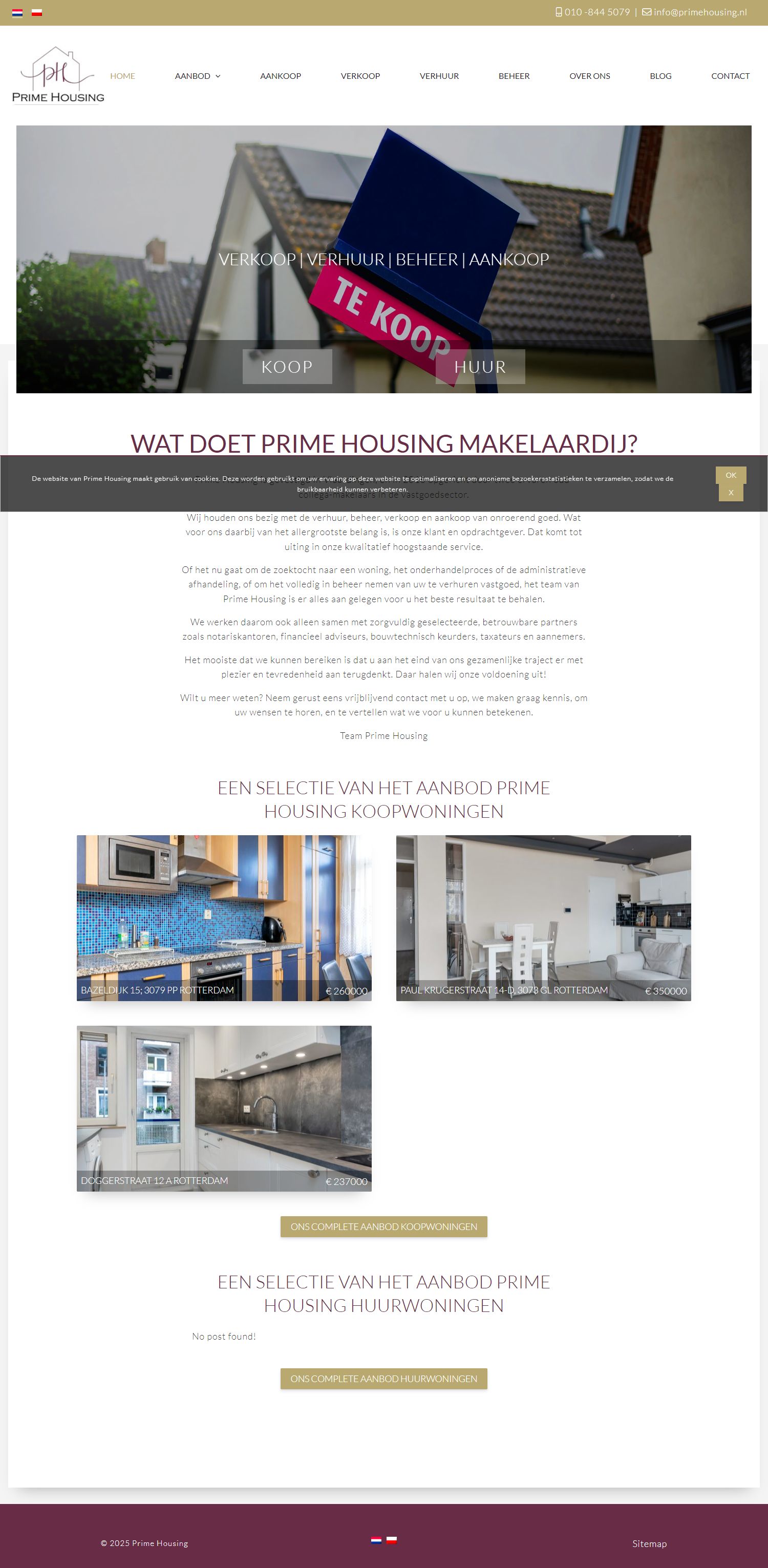 Foto van het kantoor van Prime Housing