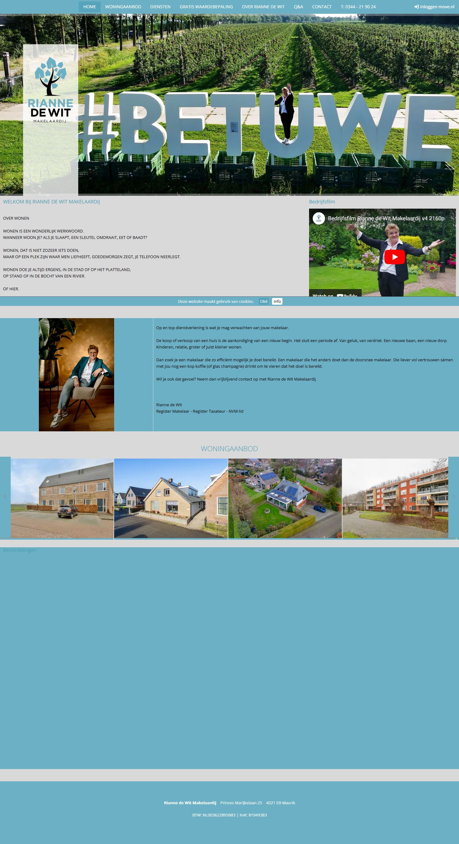Kantoor foto van Rianne de Wit Makelaardij