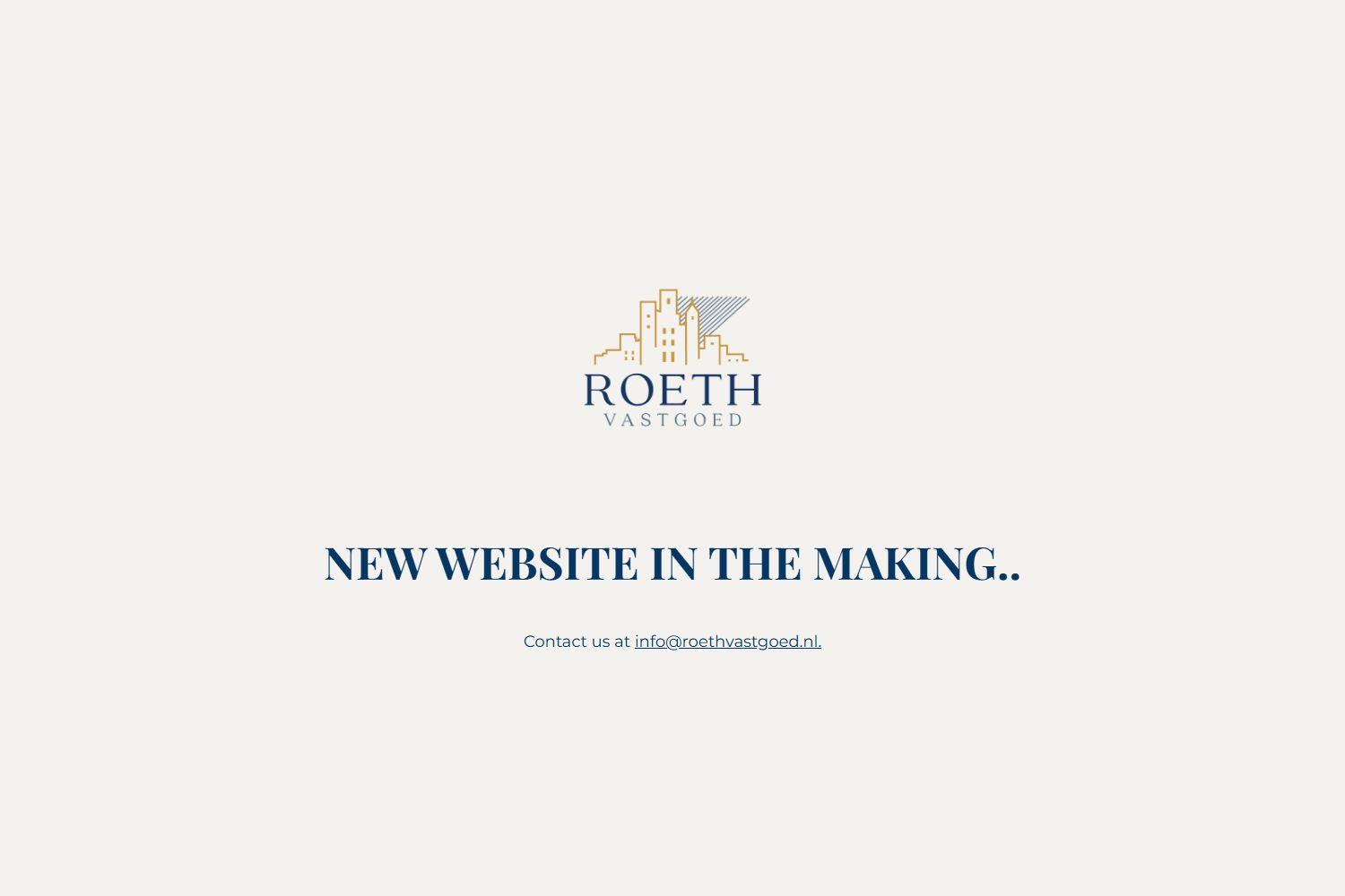 Screenshot van de website van www.roethvastgoed.nl