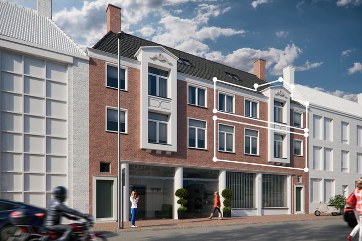 Rotterdamsekaai 63A in Middelburg foto