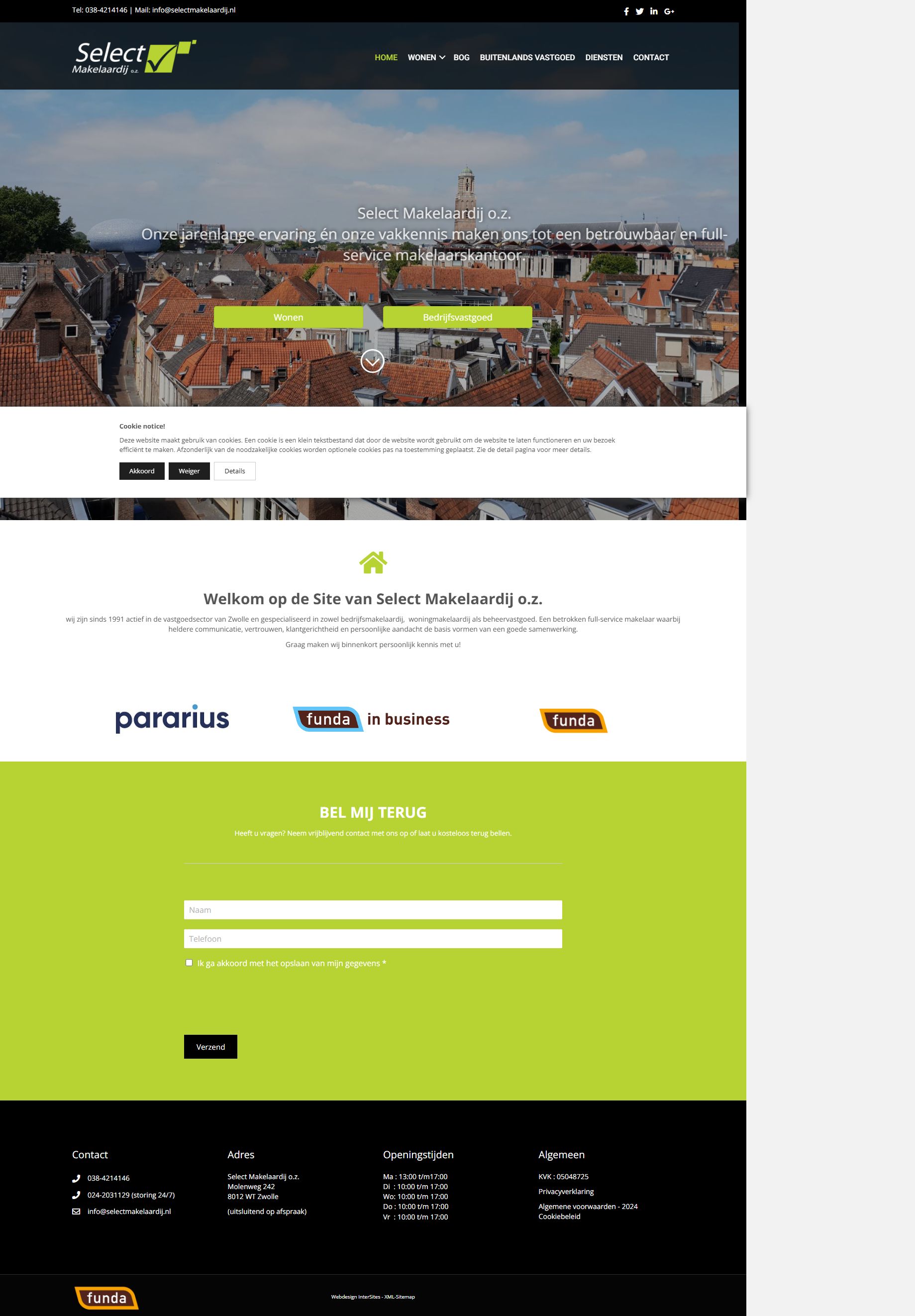 Kantoorfoto Select Makelaardij o.z.