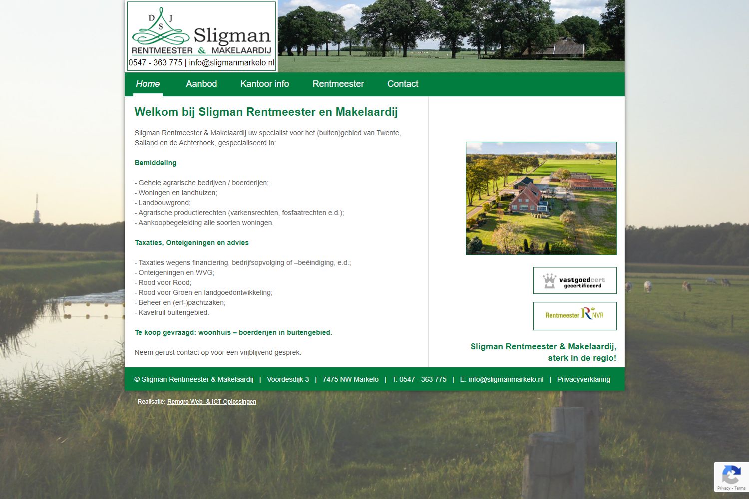 Kantoorfoto Sligman Rentmeester & Makelaardij