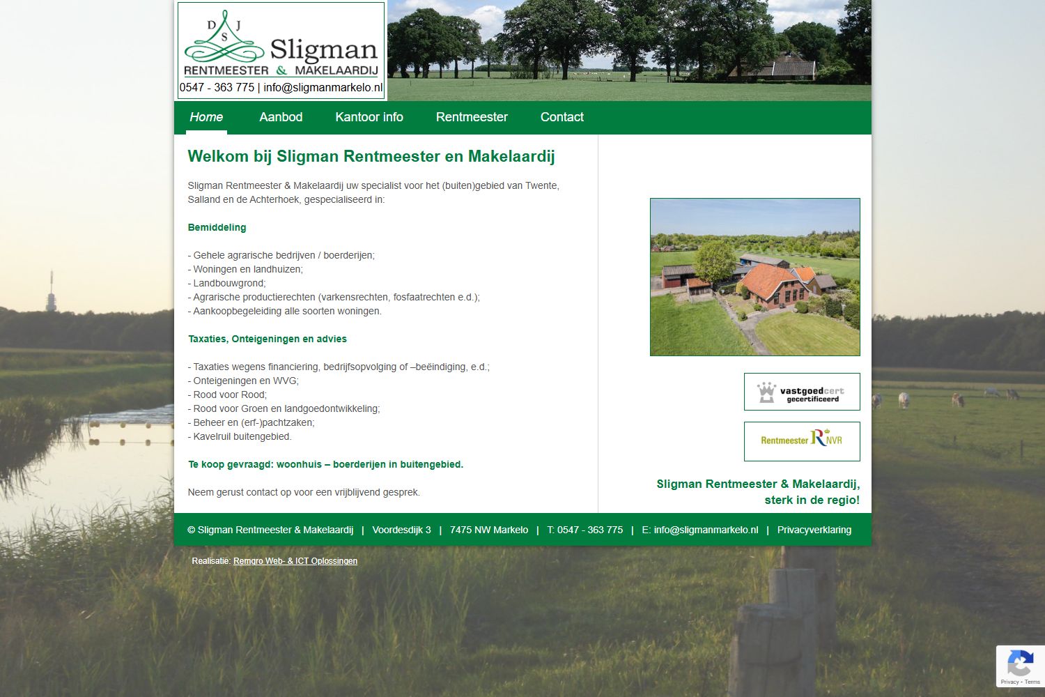 Kantoorfoto Sligman Rentmeester & Makelaardij