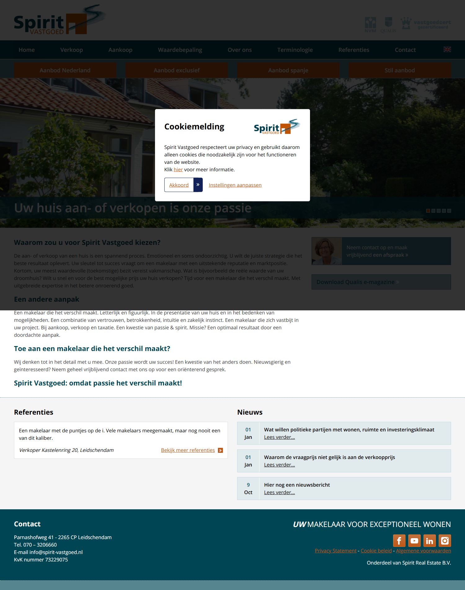 Foto van het kantoor van Spirit Vastgoed | NVM Qualis