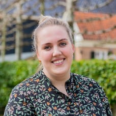 Foto van Sterre Vleems, secretariaat bedrijfsmakelaardij