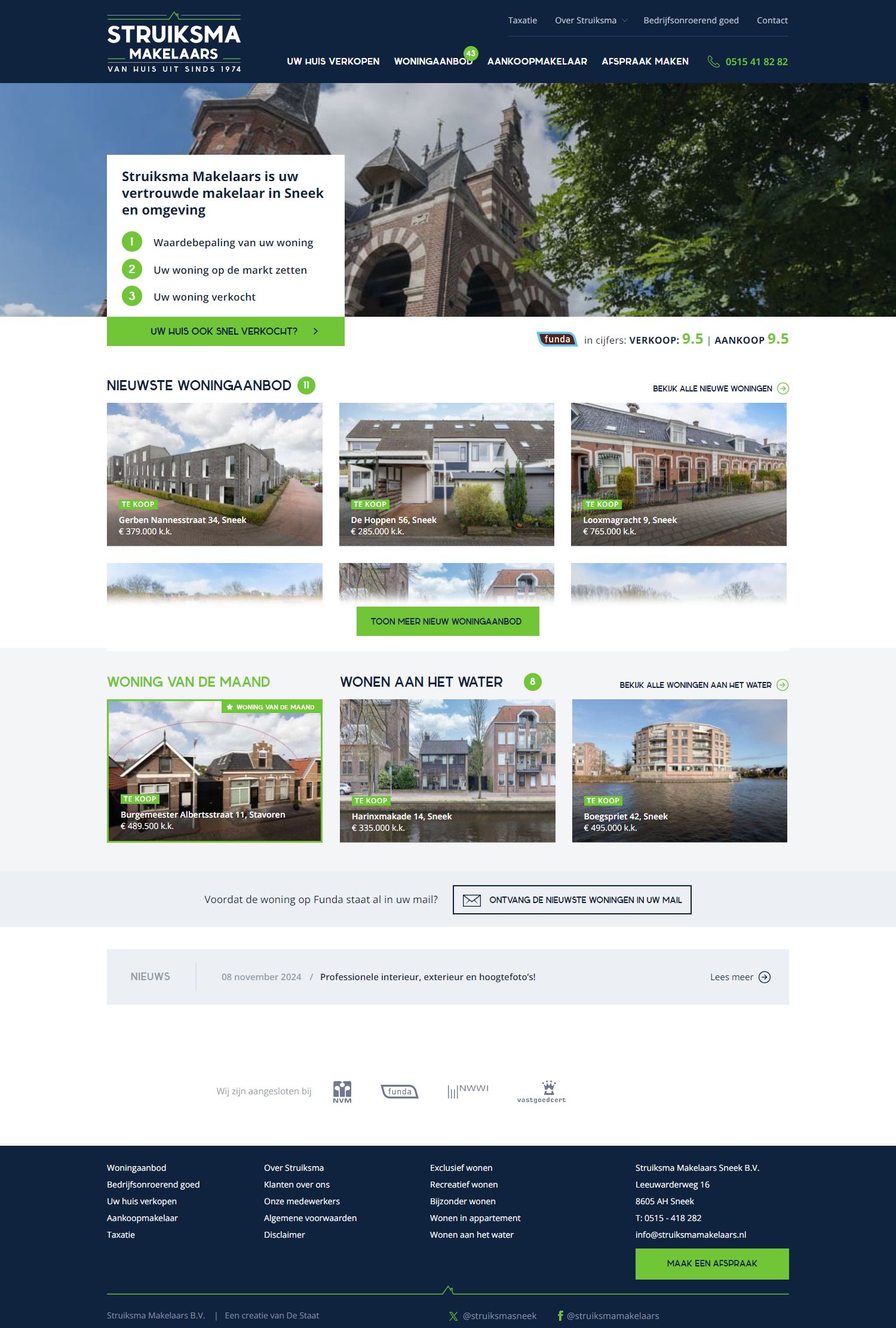 Screenshot van de website van www.struiksmamakelaars.nl