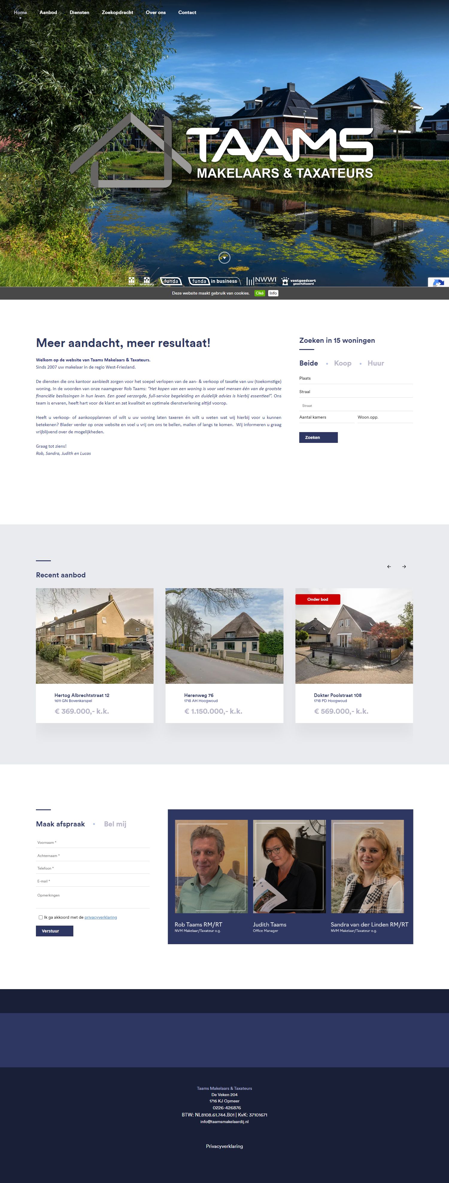 Kantoor foto van Taams Makelaars & Taxateurs
