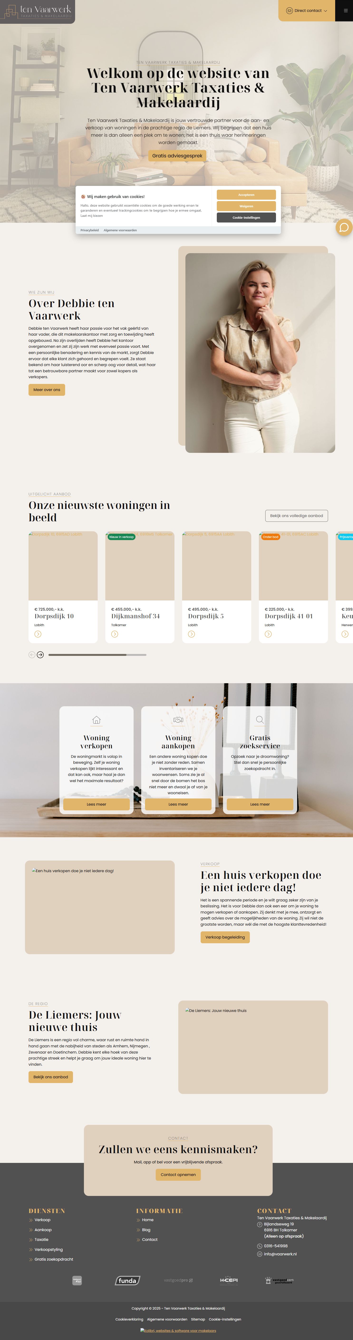 Kantoorfoto Ten Vaarwerk Taxaties & Makelaardij