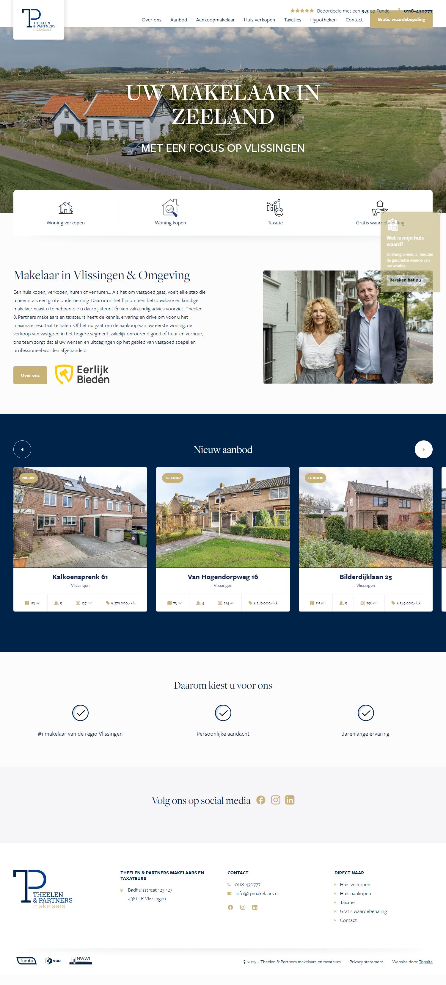 Kantoorfoto Theelen & Partners makelaars en taxateurs