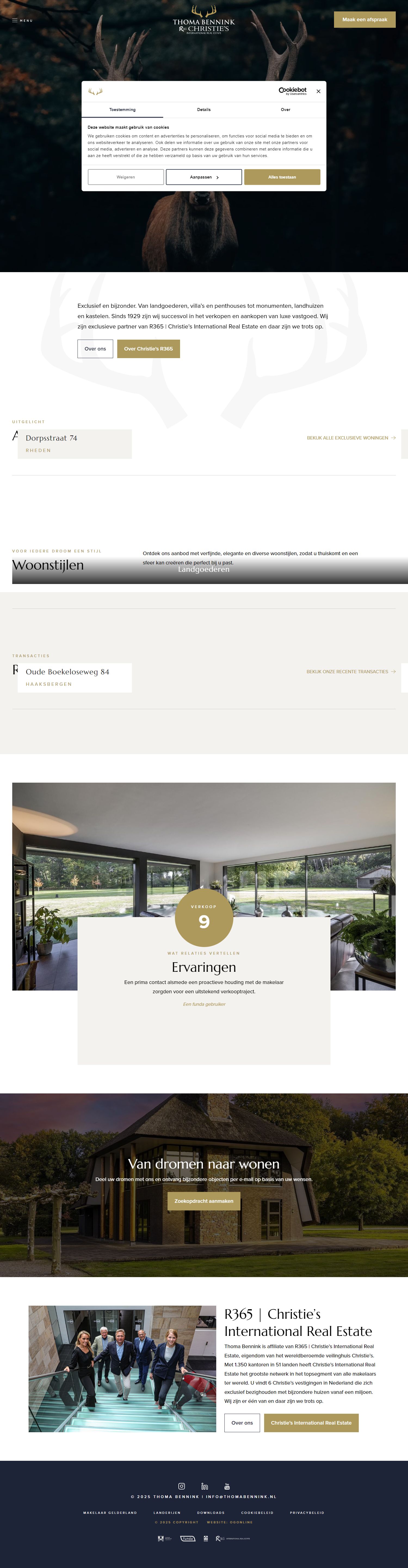 Kantoorfoto Thoma Bennink R365 | Christie's Int. Real Estate