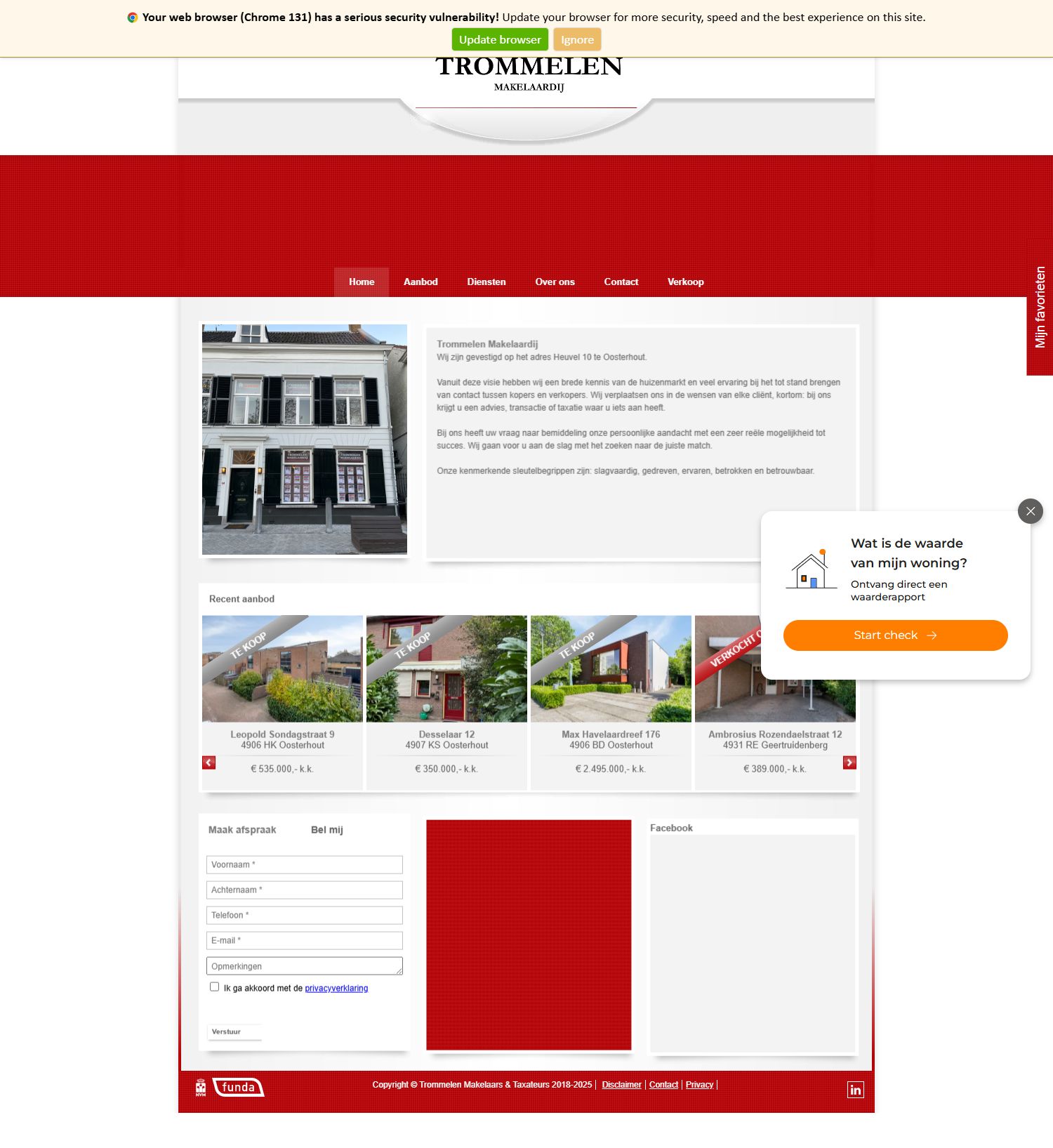 Kantoorfoto Trommelen Makelaars en Taxateurs