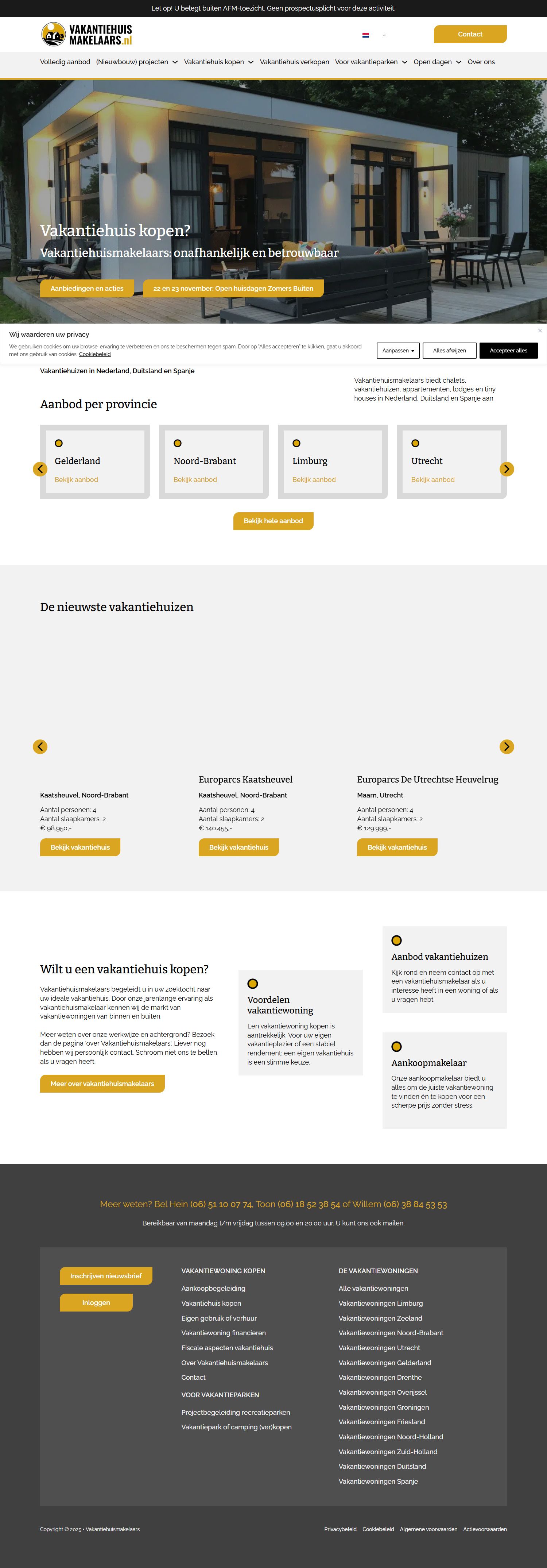 Kantoorfoto Vakantiehuismakelaars.nl