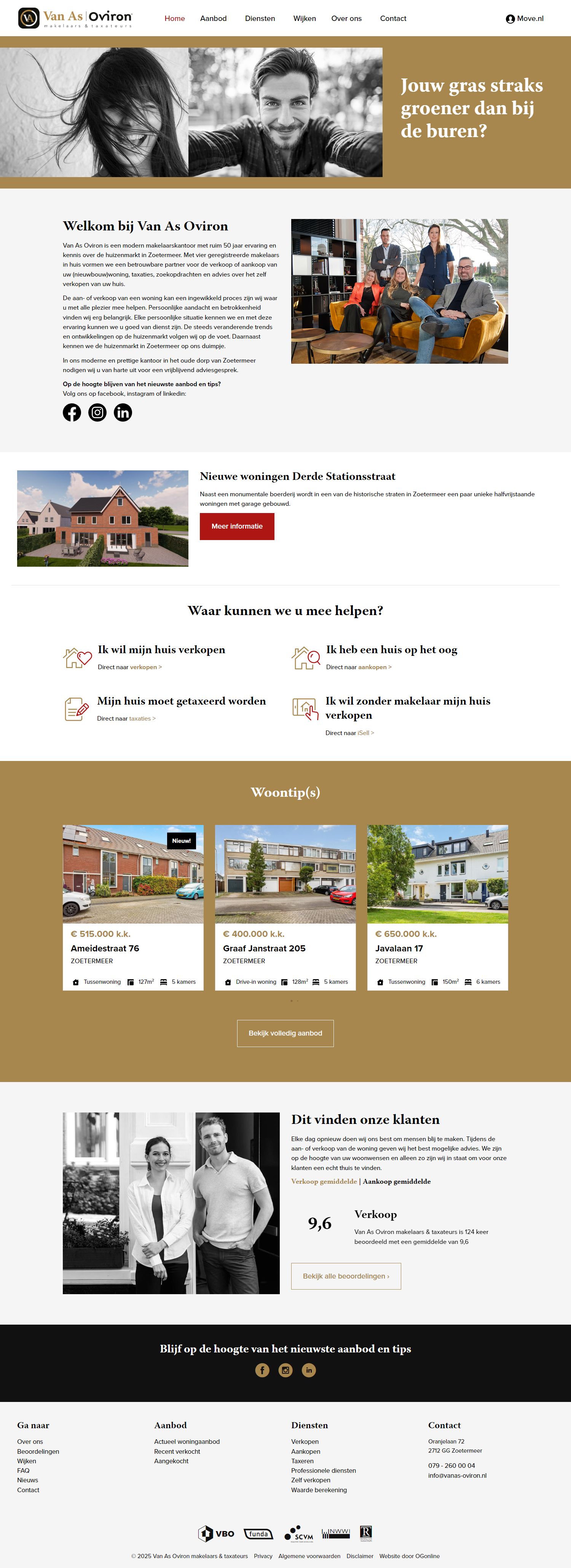 Kantoor foto van Van As | Oviron makelaars & taxateurs