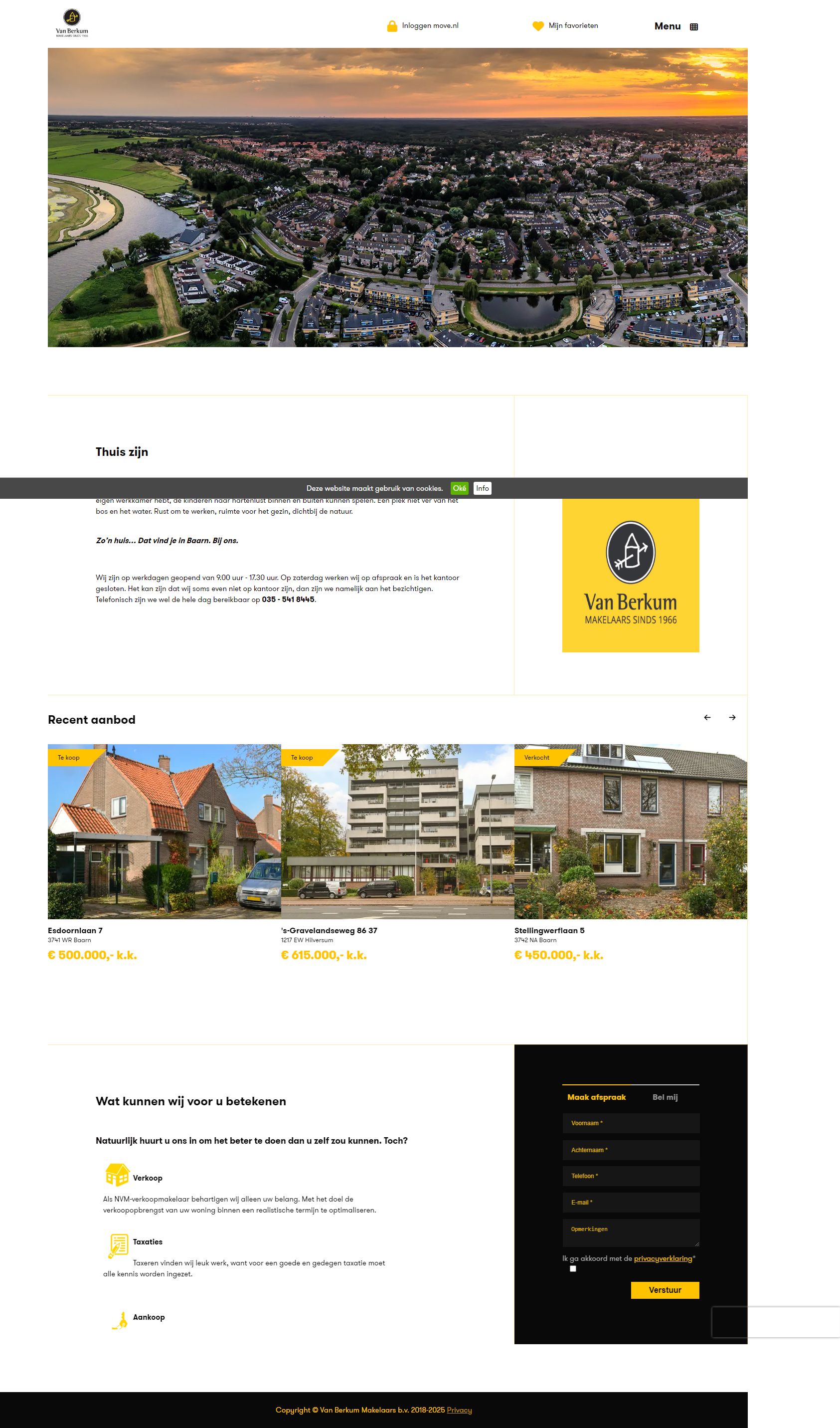 Foto van het kantoor van Van Berkum Makelaars b.v.
