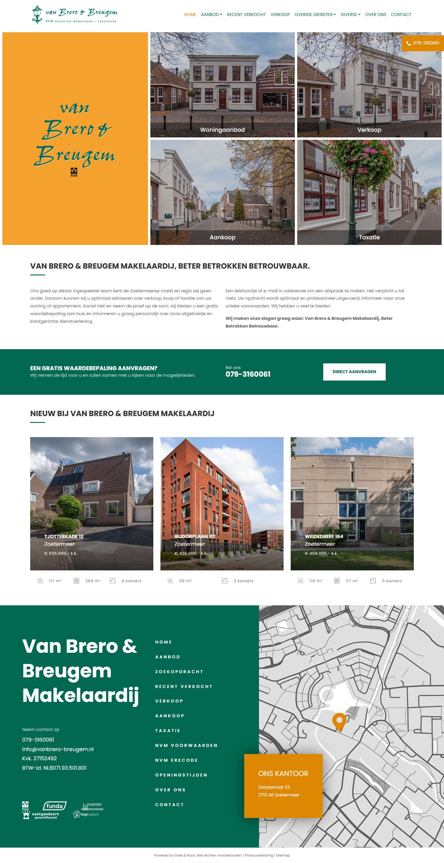 Kantoor foto van Van Brero & Breugem Makelaardij bv