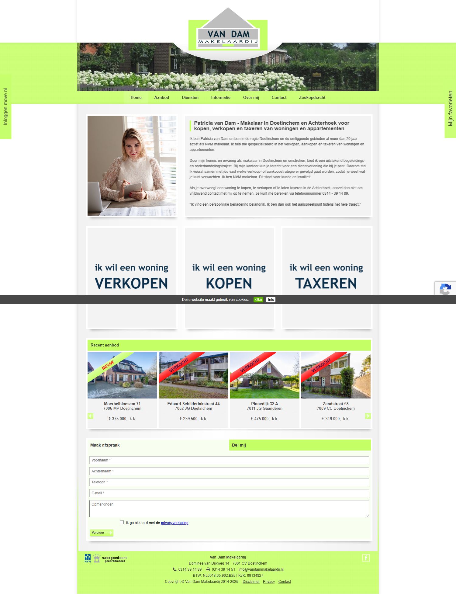 Kantoor foto van Van Dam Makelaardij