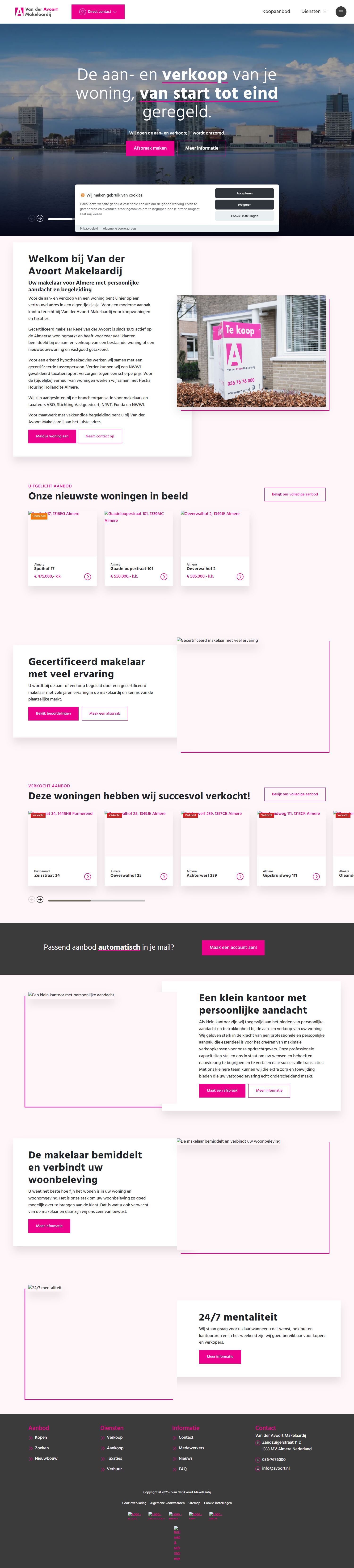 Kantoor foto van Van der Avoort Makelaardij