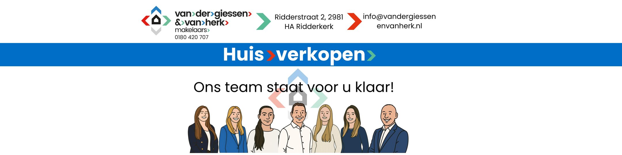 Foto van het kantoor van Van der Giessen & Van Herk Makelaars