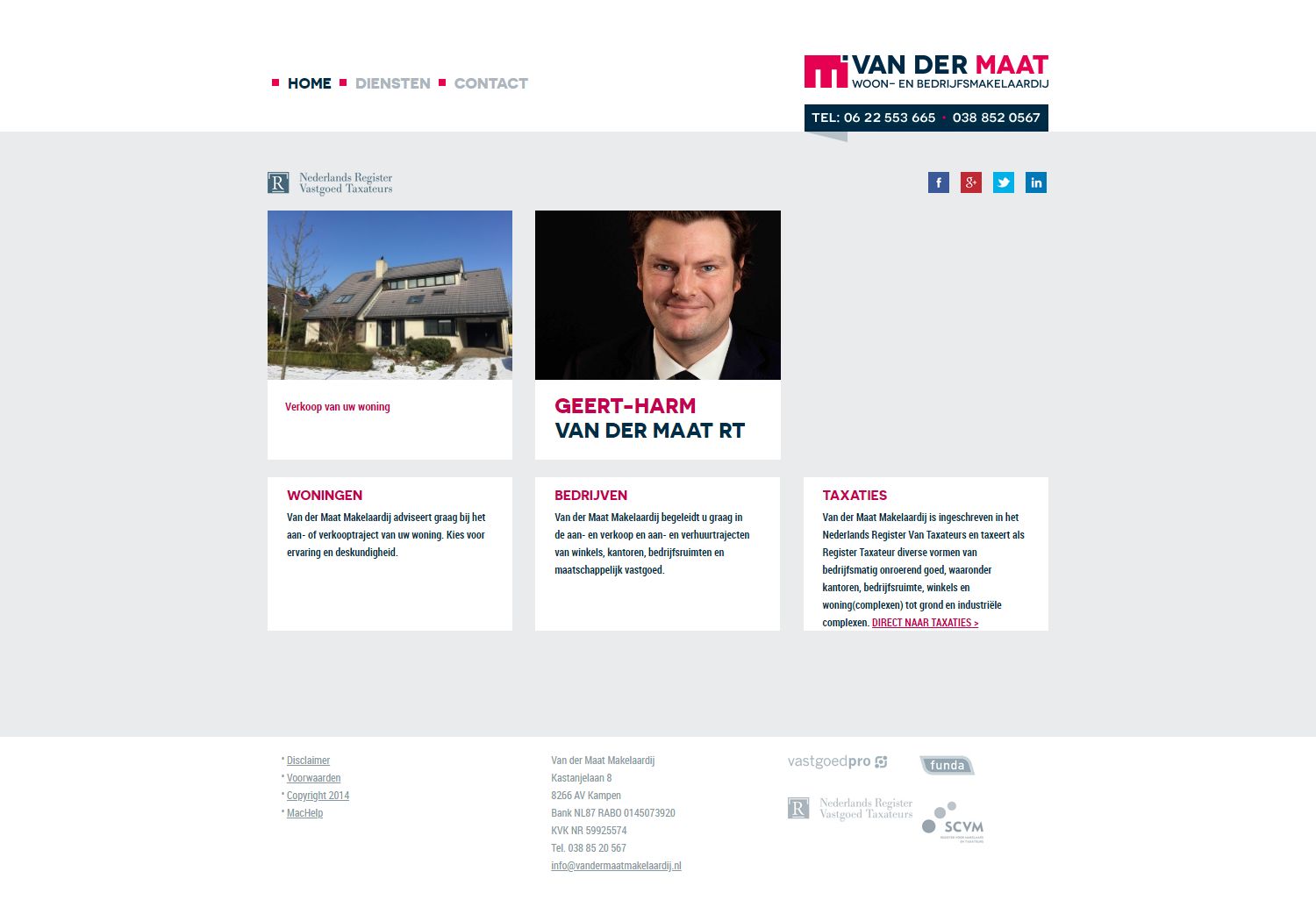 Kantoorfoto Van der Maat Makelaardij