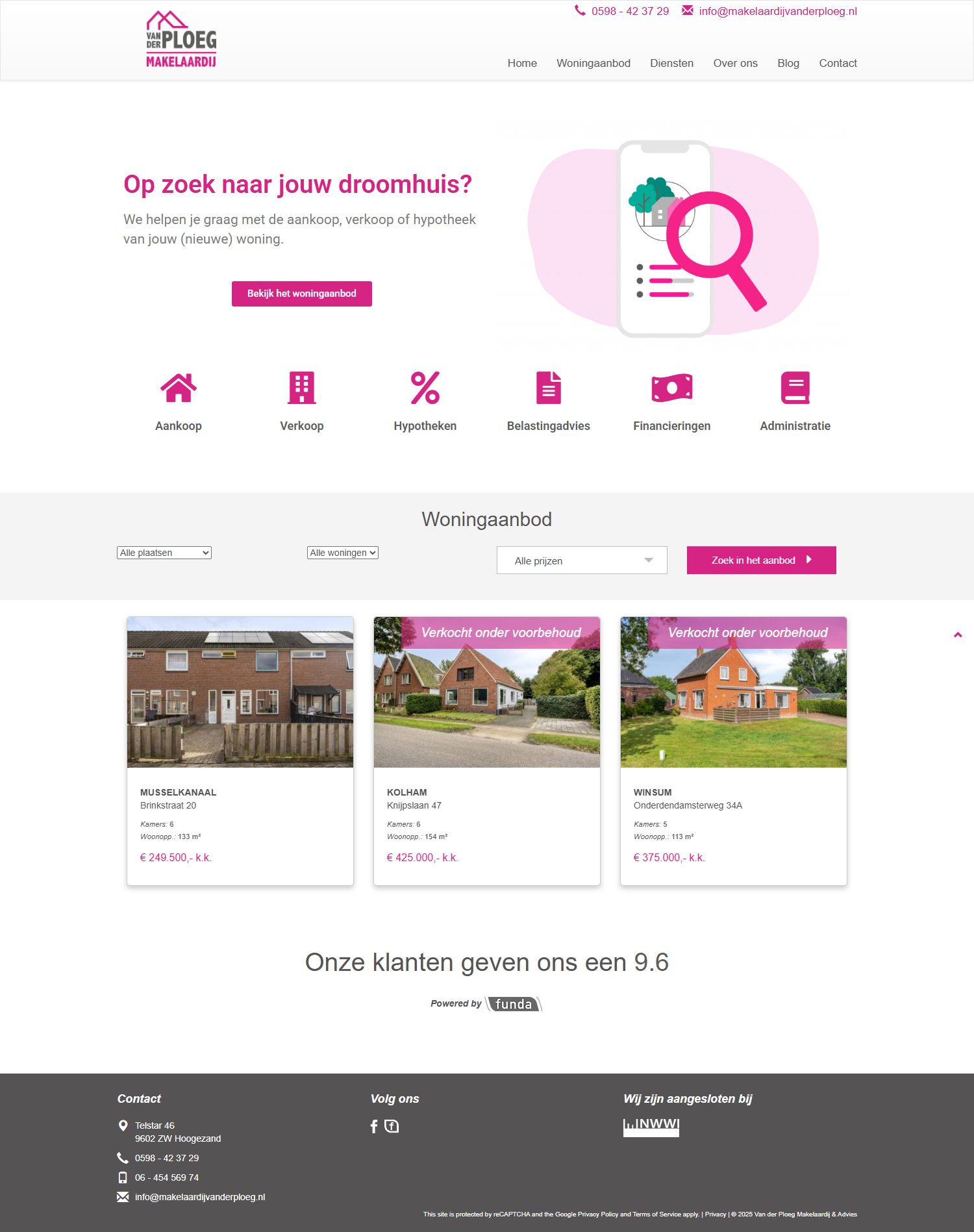 Kantoorfoto Van der Ploeg Makelaardij & Advies